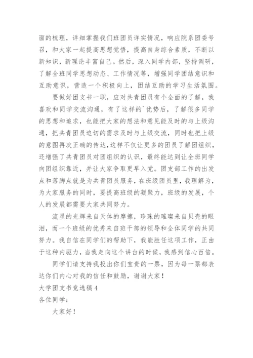 大学团支书竞选稿.docx