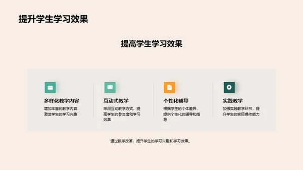 革新学科教学模式