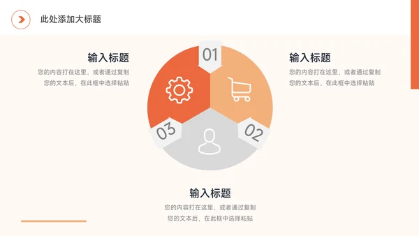 橙色图文简洁企业商业计划书PPT模板