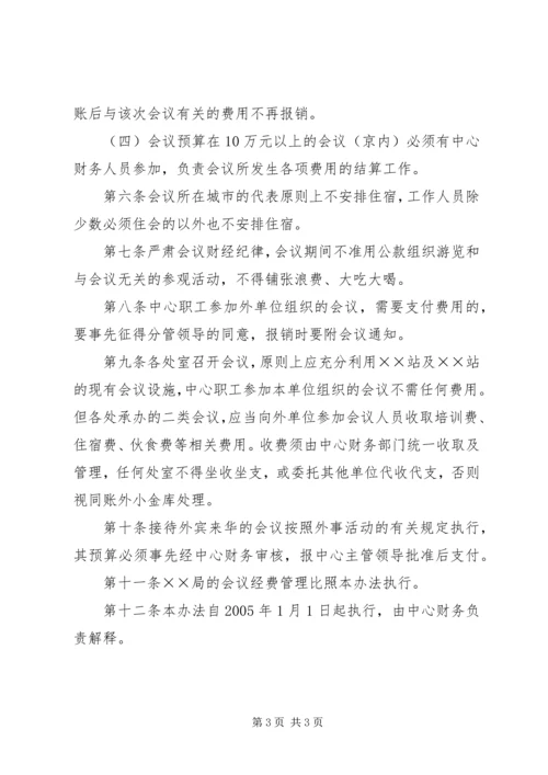 会议费管理暂行办法.docx