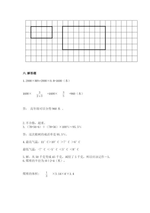 吴县市六年级下册数学期末测试卷（名师系列）.docx