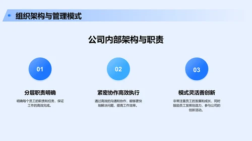 蓝色商务风公司战略规划发布会PPT模板