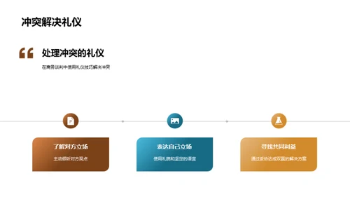 商务谈判礼仪解析