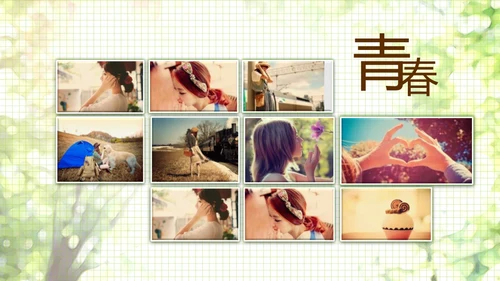 青春不散毕业季主题班会通用PPT模板