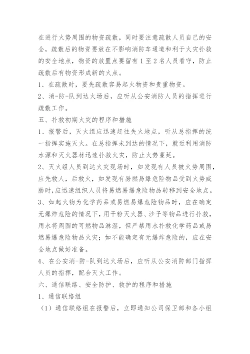 库房消防应急预案.docx