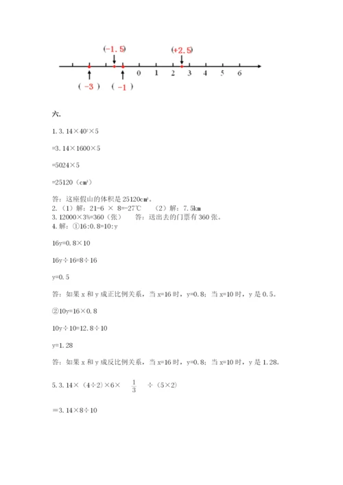 小升初数学综合模拟试卷附完整答案【名师系列】.docx