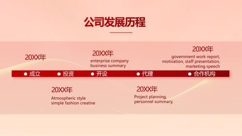 红色签约仪式启动大会战略合作策划PPT模板