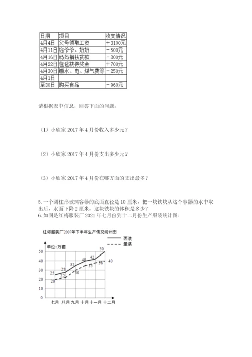 最新北师大版小升初数学模拟试卷附参考答案（轻巧夺冠）.docx