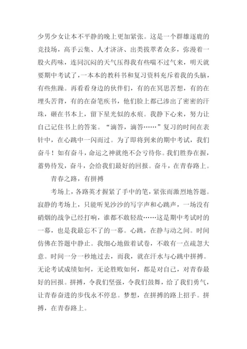 拼搏的青春路作文800字-1.docx