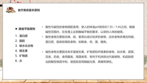 食疗美容与营养搭配药膳通用PPT模板