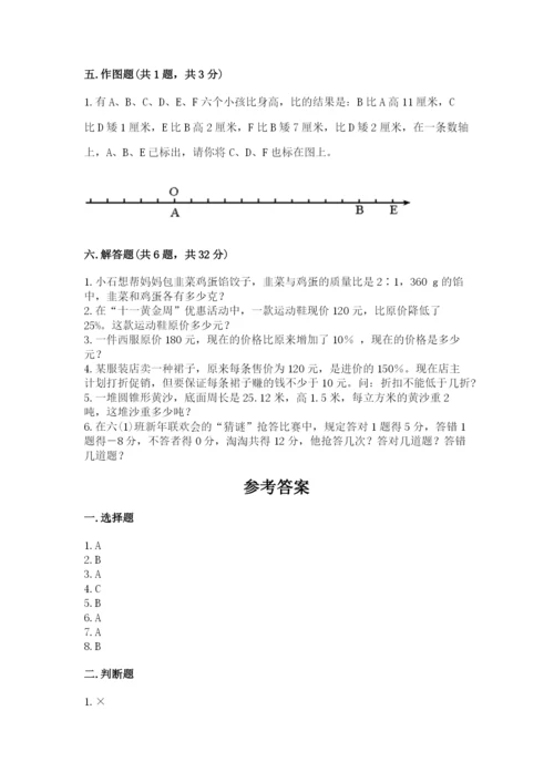 六年级下册数学期末测试卷附完整答案【名校卷】.docx