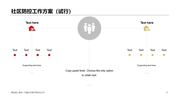 红色插画【防控防护宣传手册】抗击疫情专题PPT原创模板