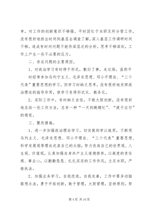 作风建设年活动自我剖析材料.docx