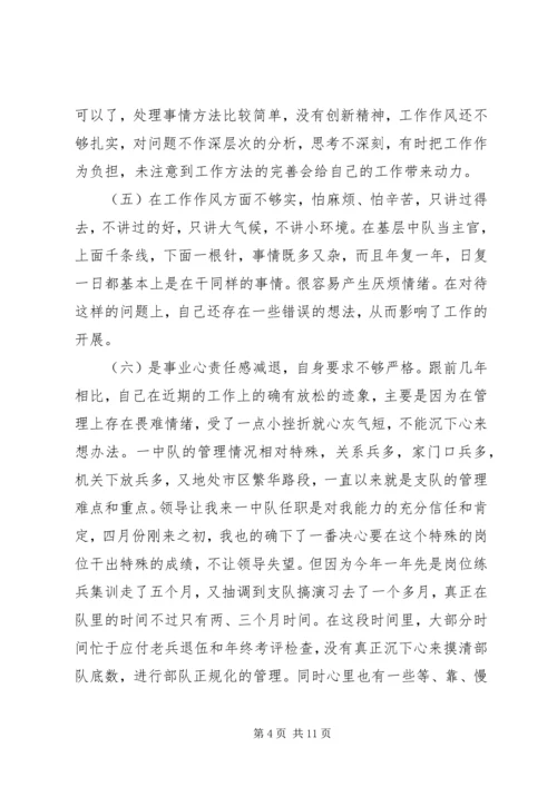 公安民警个人剖析材料.docx