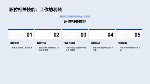 简历制作技巧PPT模板