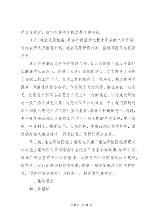 廉洁风险防控考核制度.docx