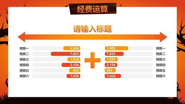 卡通插画万圣节娱乐活动策划PPT模板