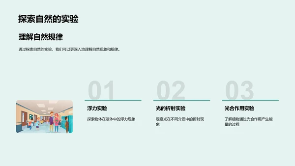 自然科学与实验PPT模板