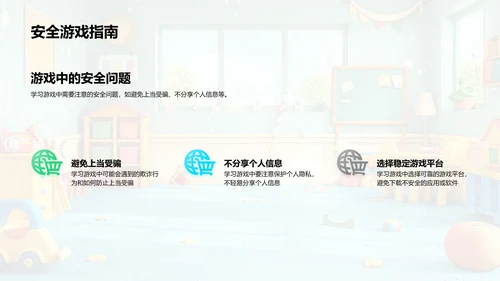 学习游戏高效指南PPT模板