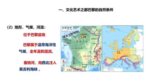 人文地理下册 3.6.2 文化艺术之都：巴黎 课件（19张PPT）