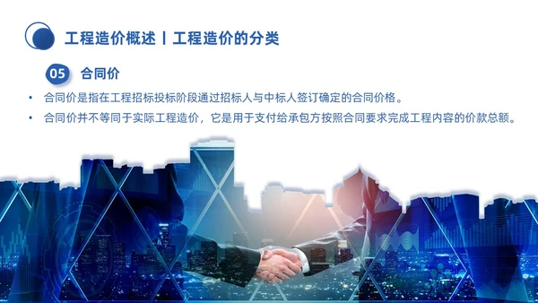 蓝色微粒体商务简约工程招投标与合同管理培训课件PPT招标