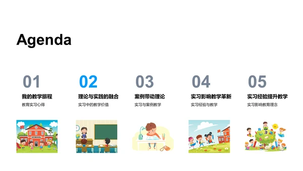 实习教学洞察PPT模板