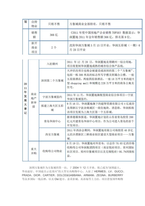 华润商业产品线研究.docx