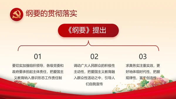 红色喜庆新时代爱国主义教育PPT