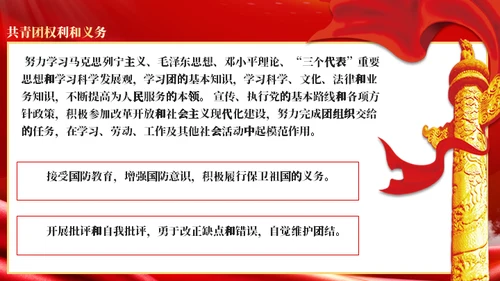 共青团光辉历史通用PPT