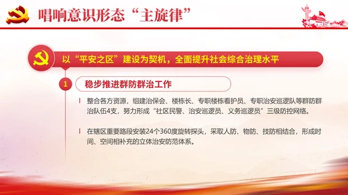 社区意识形态报告PPT党课课件