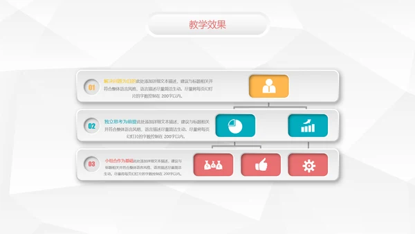 时尚微立体教学设计教育说课PPT模板