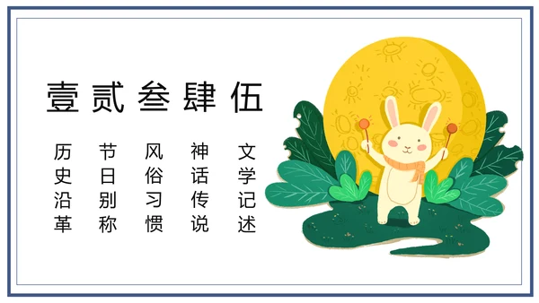 中国风团圆节中秋节主题班会中秋节介绍PPT模板