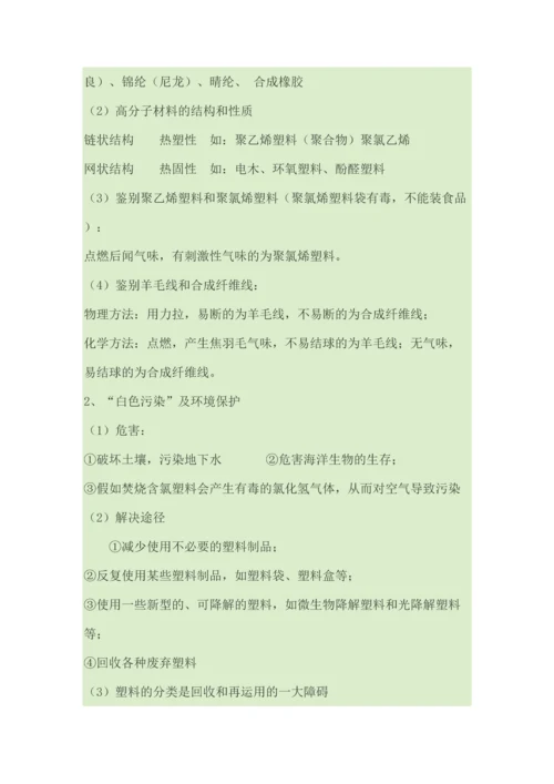 2023年初中化学微量元素材料化肥知识点小结.docx
