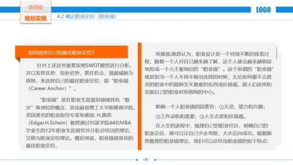 职场发展商务风职业规划通用PPT模板