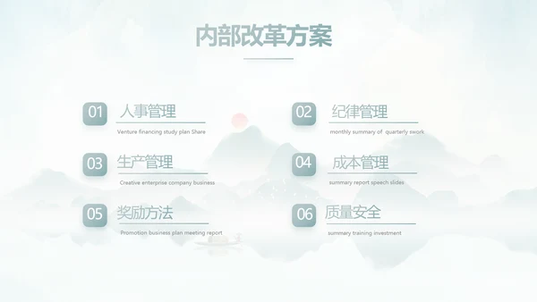 蓝色中国风春天春季旅游电子相册PPT