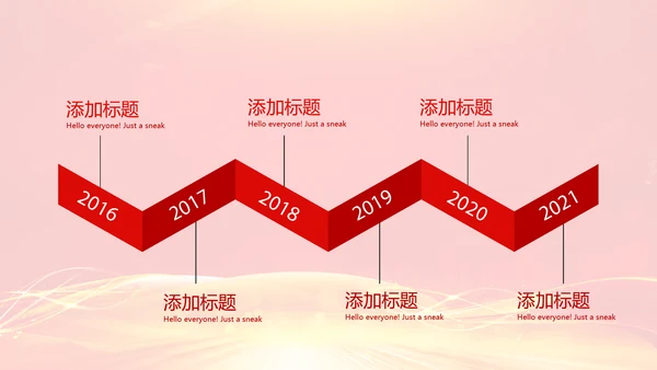 红色喜庆公司年会年终工作总结汇报商务通用PPT动态模板