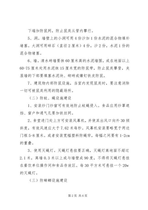 雷公桥小学防鼠防蝇专项方案 (4).docx