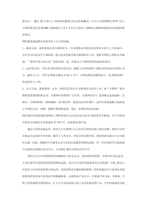 bb商业网站综合计划书.docx