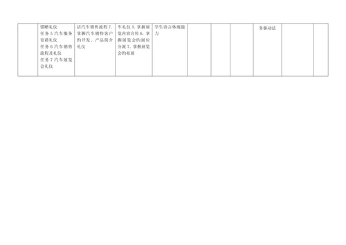 汽车服务礼仪课程标准.docx