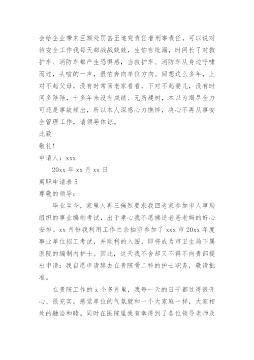 离职申请表.docx