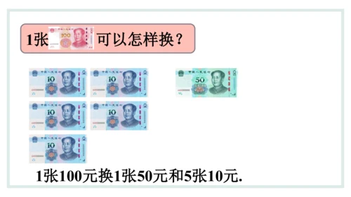 人教版一年级下册第五单元认识人民币 兑换人民币课件(共31张PPT)