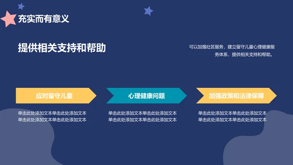 蓝色简约扁平幸福成长护苗活动PPT