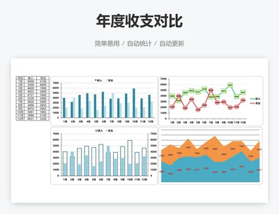 年度收支对比