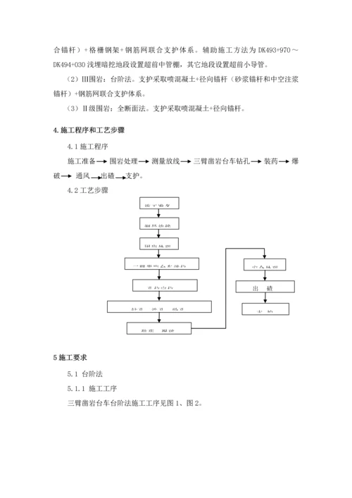 三臂凿岩台车作业指导说明书.docx