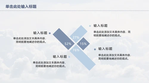 天空总结ppt模板