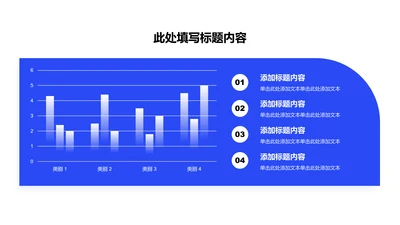 图表页-蓝色简约风1项条形图示