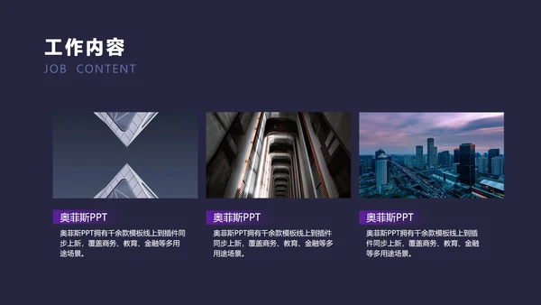 深色简约风通用工作复盘总结