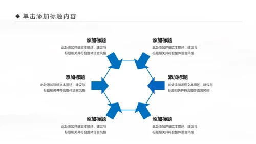 大气蓝色商务企业合作团队精神PPT模板