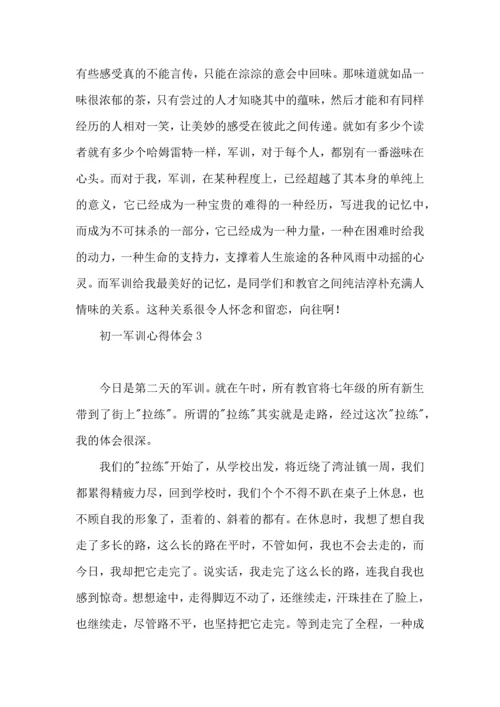 初一军训心得体会汇编15篇 (2).docx