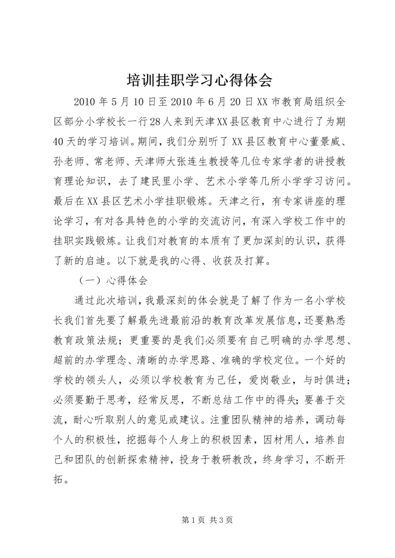 培训挂职学习心得体会 (2).docx